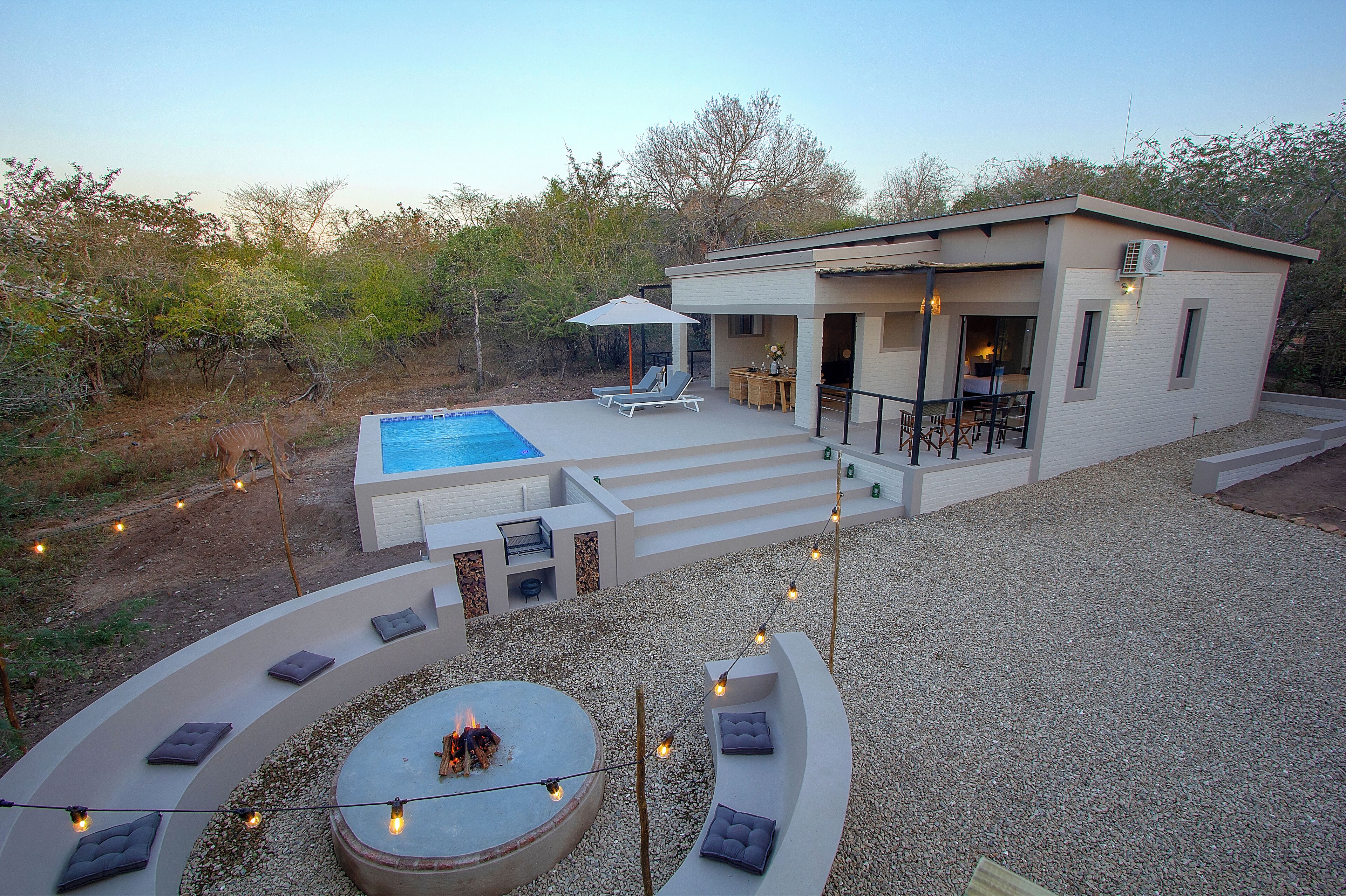 Alberca al aire libre 