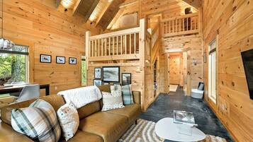 Télévision, cheminée