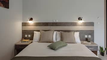 1 dormitorio, sistema de insonorización, wifi gratis y ropa de cama