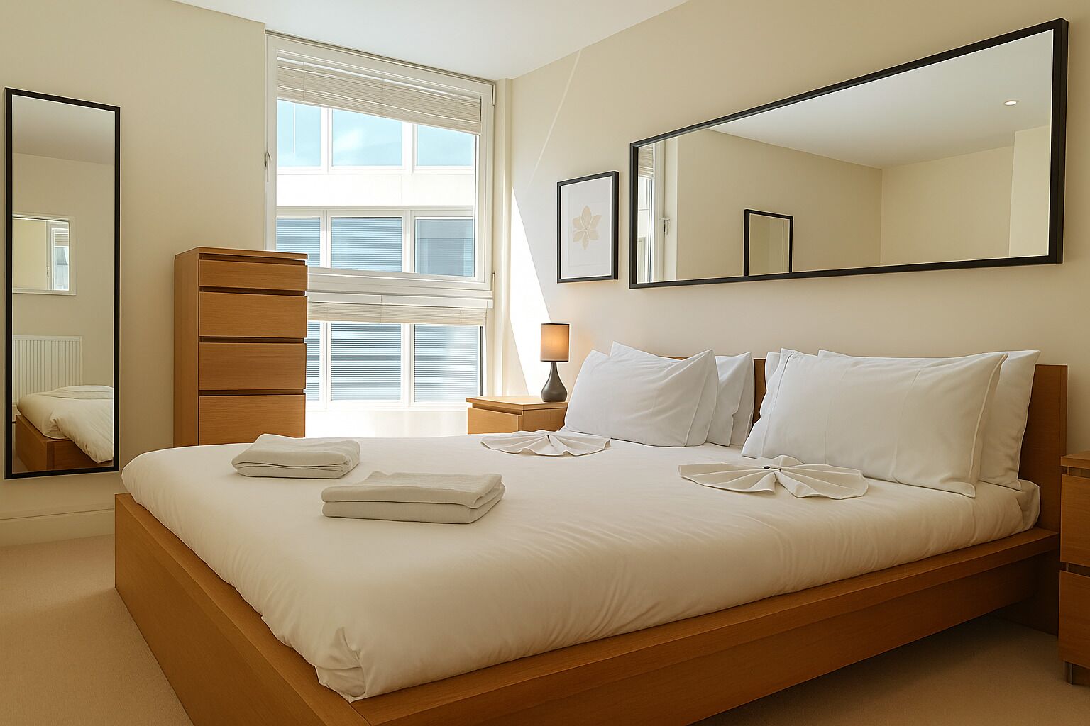 Executive Apartment | Laptop workspace, iron/ironing board, free WiFi, bed sheets