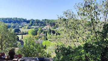 Vue depuis lâhĂ©bergement