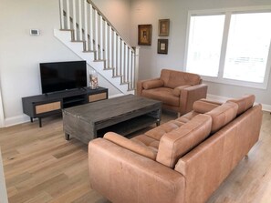 TV - Discover the Sun-Kissed Mermaid: a cozy 2-bedroom retreat just steps from Holden Beach! (Holden Beach)