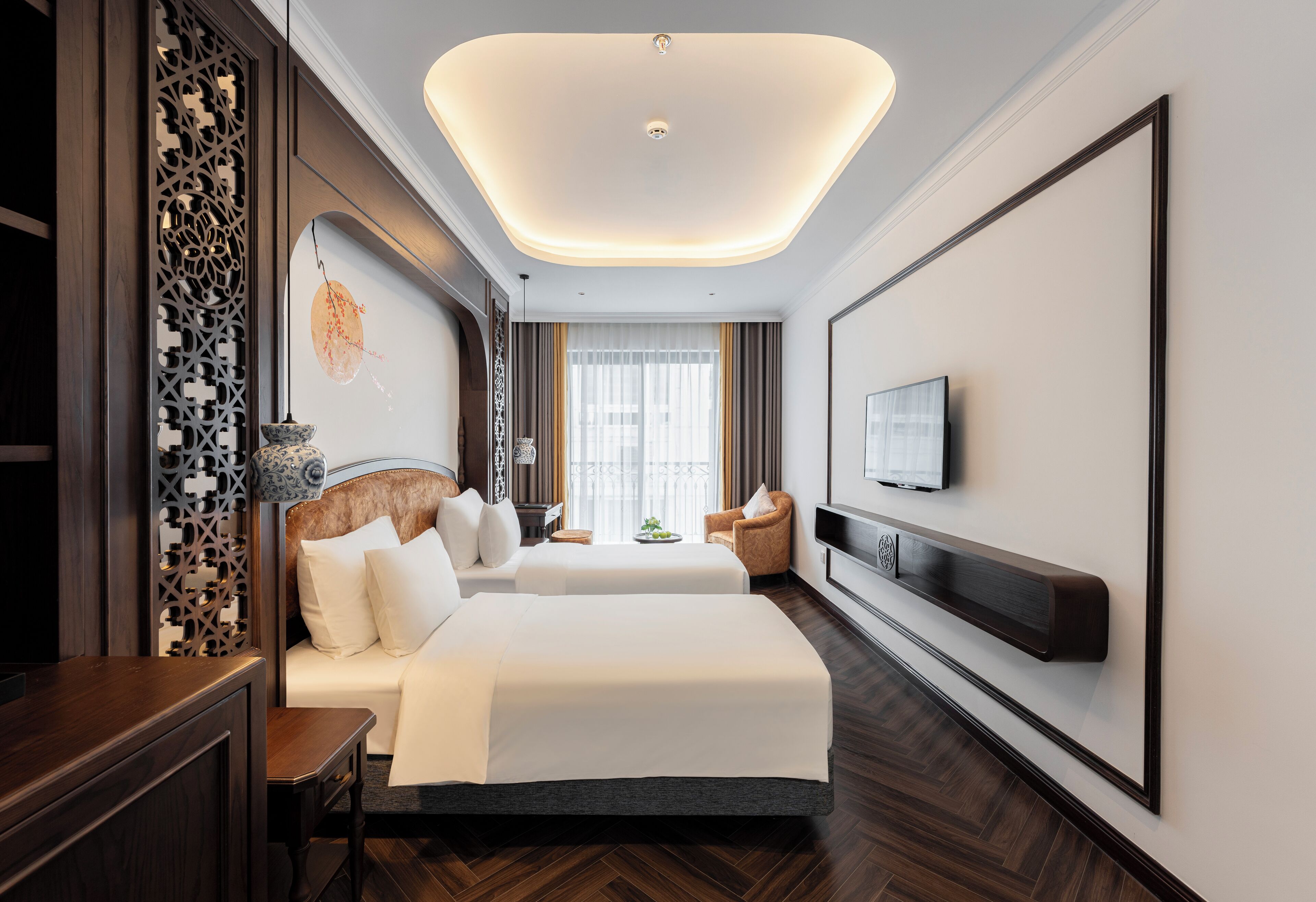 Deluxe Double or Twin Room, City View | In-room safe, individually decorated, individually furnished, desk