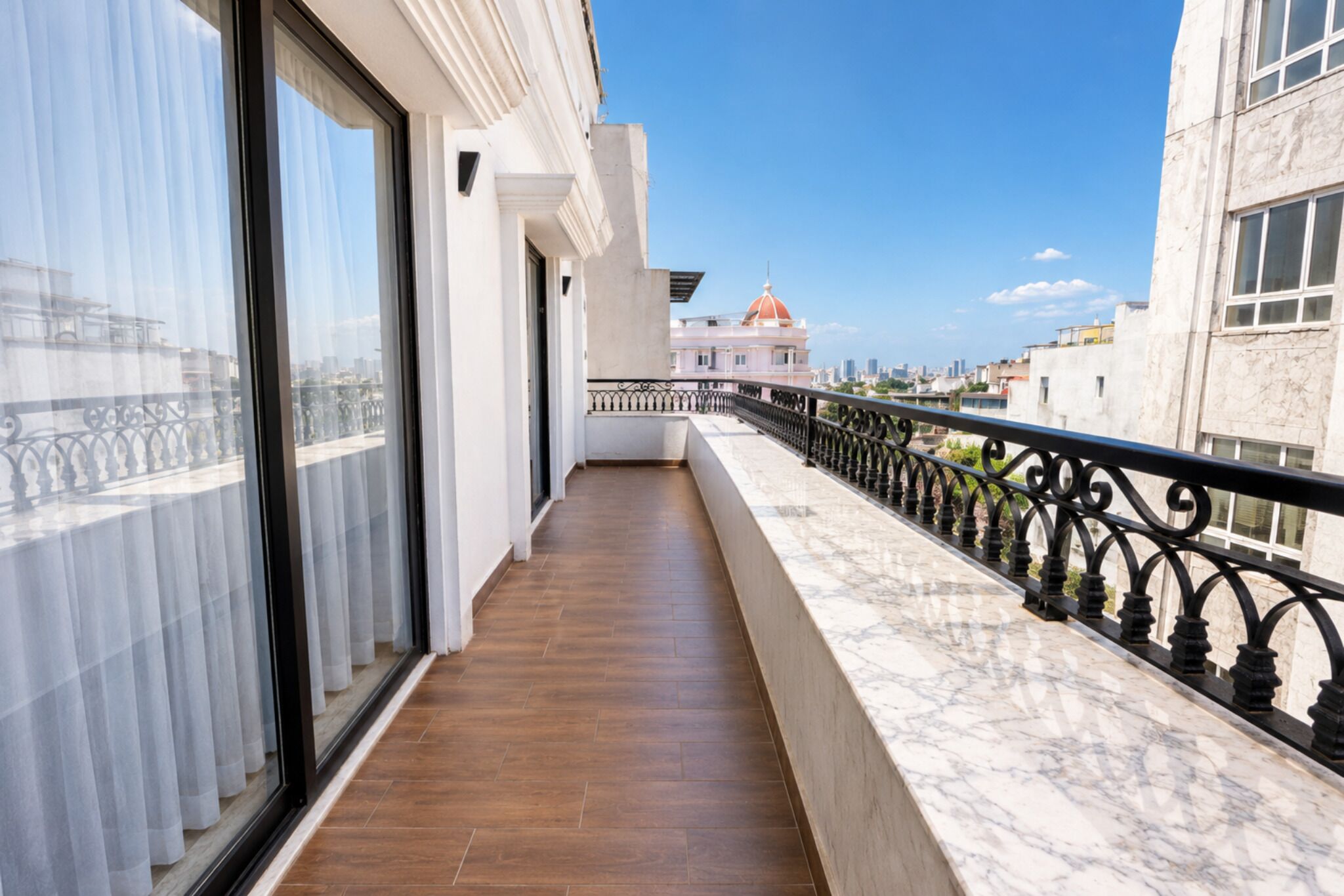 Appartement Premium, 2 chambres, balcon, vue ville | Balcon