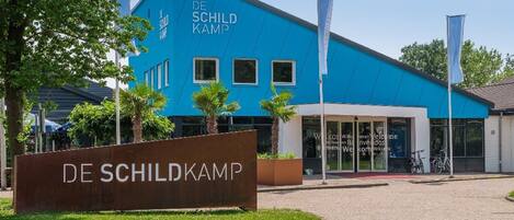 Façana frontal de l'allotjament