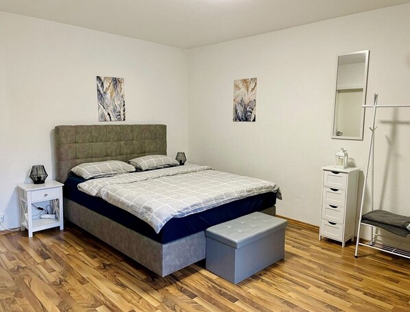 1 غرفة نوم وواي فاي مجانًا وملاءات أسرّة