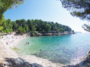 Una spiaggia nelle vicinanze