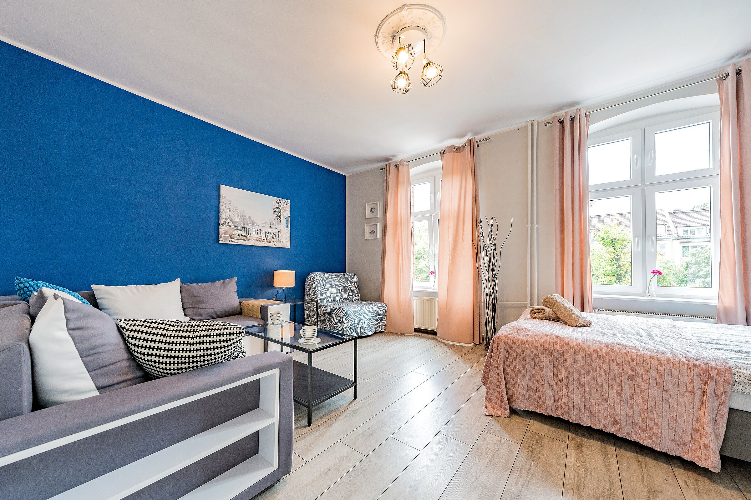 Comfort-Apartment | 1 Schlafzimmer, individuell dekoriert, individuell eingerichtet