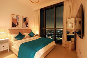 1 bedroom, iron/ironing board, WiFi - Elegant 1BR| Direct Dubai Mall Access| Downtown (دبي)