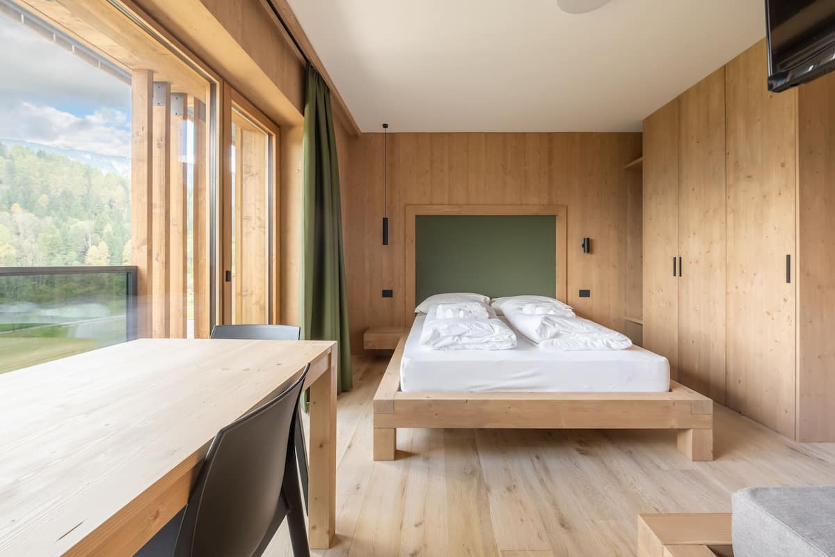 Chambre Panoramique Double ou avec lits jumeaux (Marmarole 3) | Couette en duvet d'oie, Wi-Fi gratuit