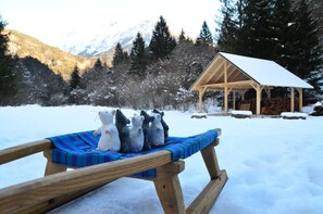 Apartment, 1 Bedroom, Patio, Garden View | Property grounds - Soča Home With The View (Bovec)
