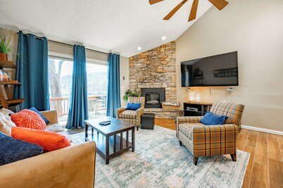 Deep Creek Fun w/ Hot Tub, Dock & Fireplace