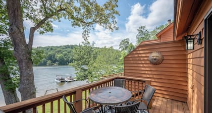 Deep Creek Fun w/ Hot Tub, Dock & Fireplace