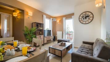 Artdeco Luxury Suites #C4 | Living area | LCD TV