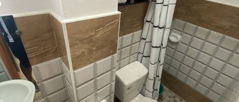 Towels, soap, toilet paper