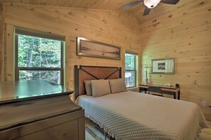 House (2 Bedrooms) | Interior - Private Hot Tub & EV Charger: Cozy Murphy Cabin! (Murphy)