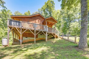 House (2 Bedrooms) | Interior - Private Hot Tub & EV Charger: Cozy Murphy Cabin! (Murphy)