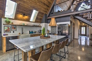 House (3 Bedrooms) | Interior - Modern Lead A-frame w/ Hot Tub: Hike, Bike & Atv! (Lead)