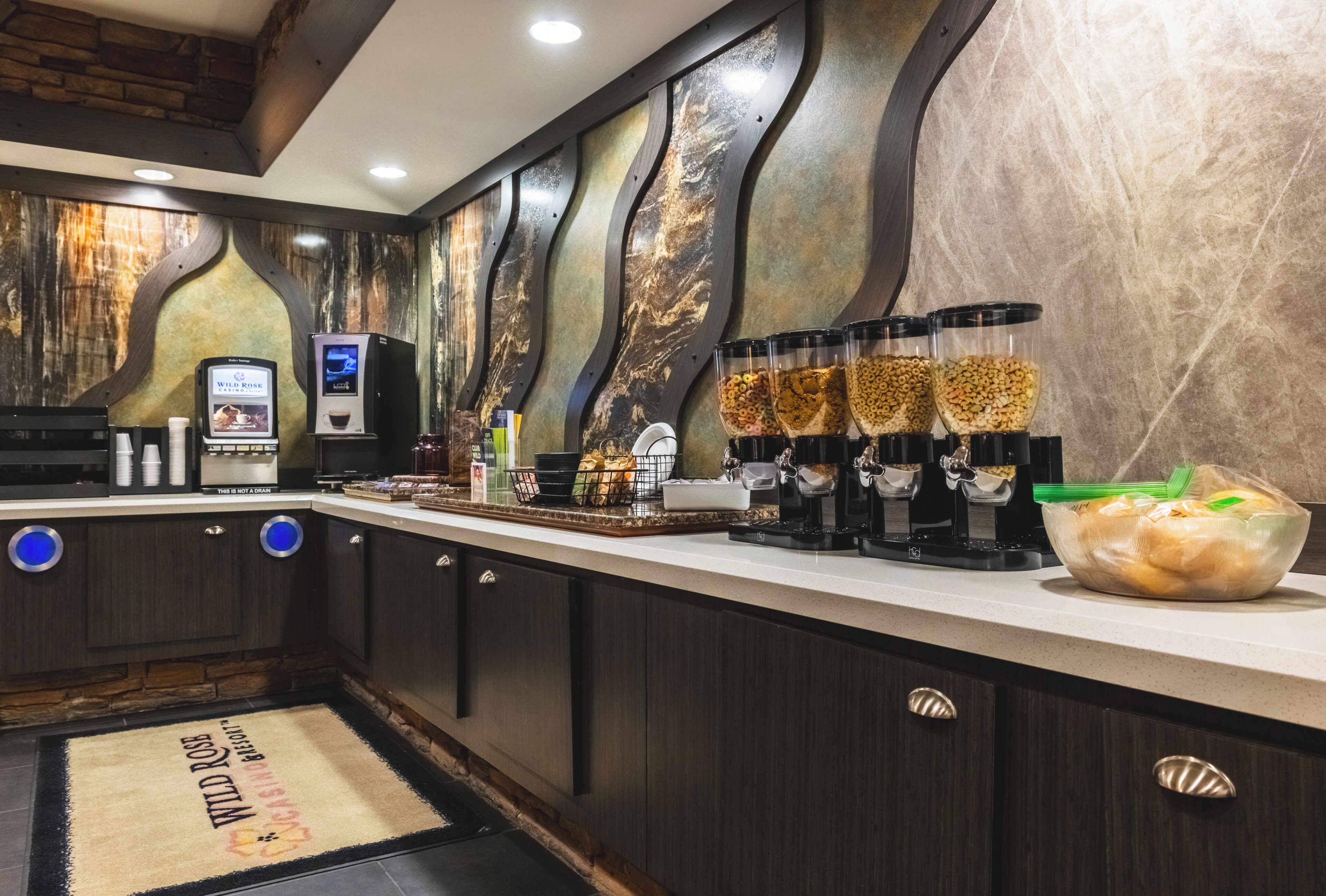 Gratis frukostbuffé på helger 