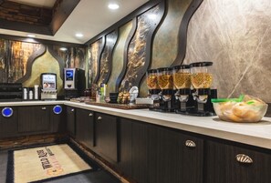 Free buffet breakfast on weekends