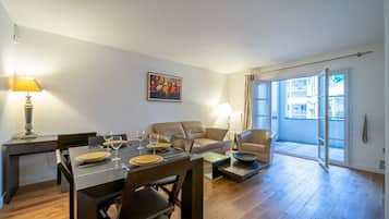 TV, DVD player, stereo