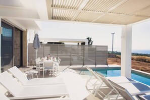 Villa, 4 Bedrooms, Balcony | Pool | Outdoor pool - Starlight Villa Tropea - 4bd, 4ba, 4min To Beach (Rethymno)