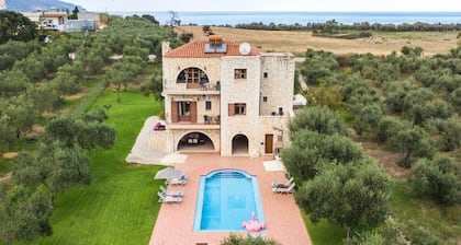 Villa Ostria Near Georgioupolis - 3bd 2ba