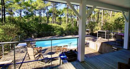 Maison de vacances avec piscine et terrasse vers le Golf