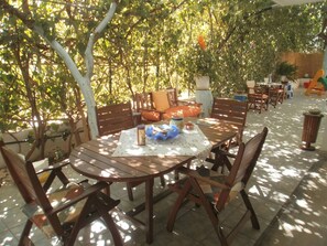 Apartment, 2 Bedrooms, Smoking, Balcony | Outdoor dining - Seaview - Selfcatering Apartment - Helen No 1 (North Kynouria)