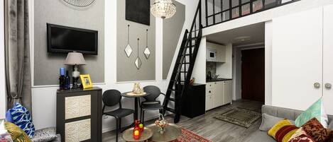 Appartement | 1 chambre, chambres insonorisées, fer et planche à repasser