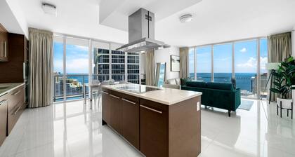 ICON W BRICKELL SKY OCEAN VIEW CORNER 2BR/2BA #3910