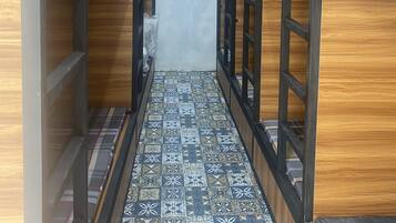 Hypo-allergenic bedding, individually decorated, individually furnished