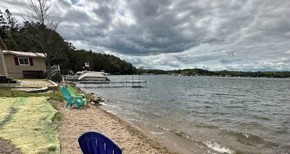 Lake Shamineau Retreat with private beach and dock!