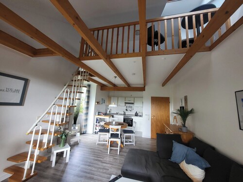 Cozy vacation apartment with dike view in Wremen