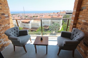 Elite Room, 1 Double Bed, Sea View | Balcony view - Ornella Hotel (Edremit)
