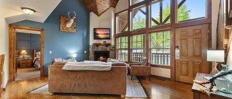 Fernseher, Kamin, Videospiele