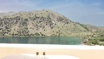 Ferienhaus, 1 Schlafzimmer, Balkon, Seeblick | Außenbereich