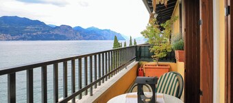 Flat Lake Garda With Very Panoramic View