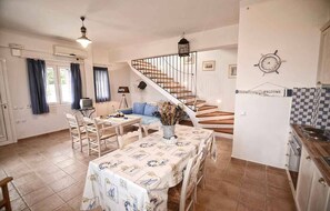 Appartement, 2 chambres, fumeur, balcon | Restauration
