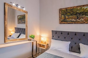 Leilighet, 2 soverom, balkong, byutsikt | 2 soverom