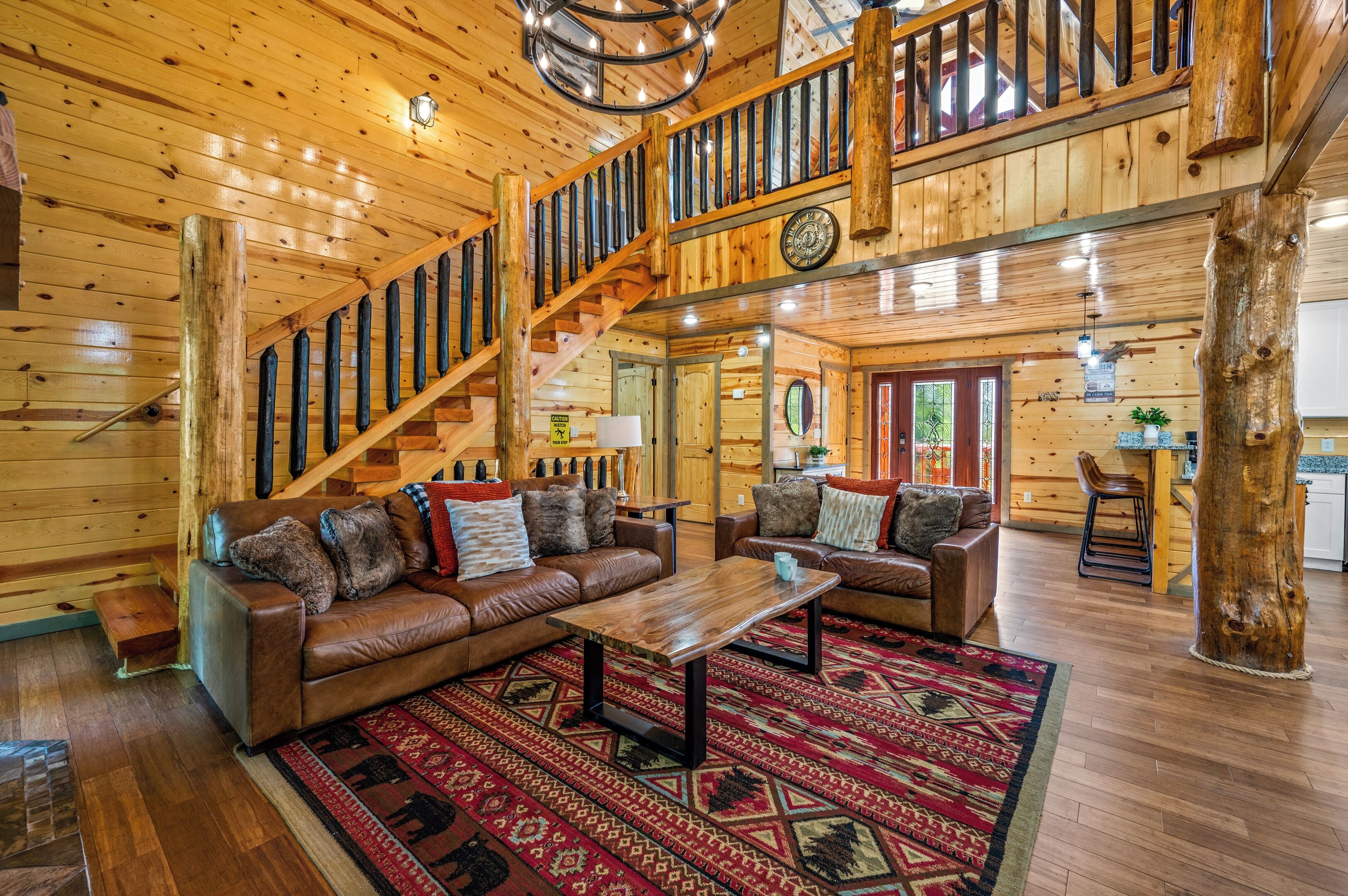 Smart TV, fireplace, video games, books