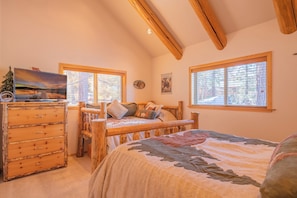 Chalet rustique de base | 4 chambres, accĂšs au Wi-Fi (inclus)