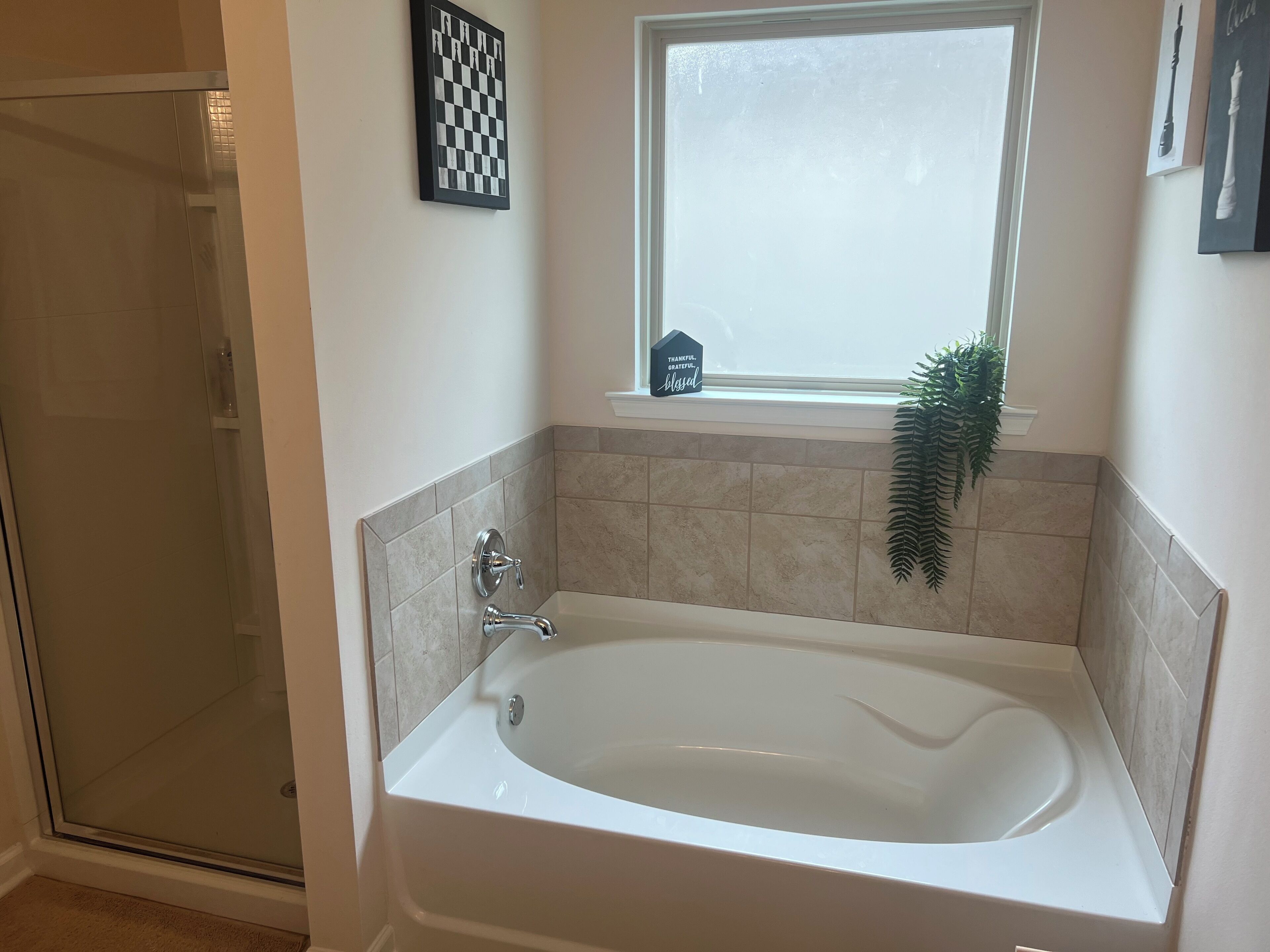 Shower, towels