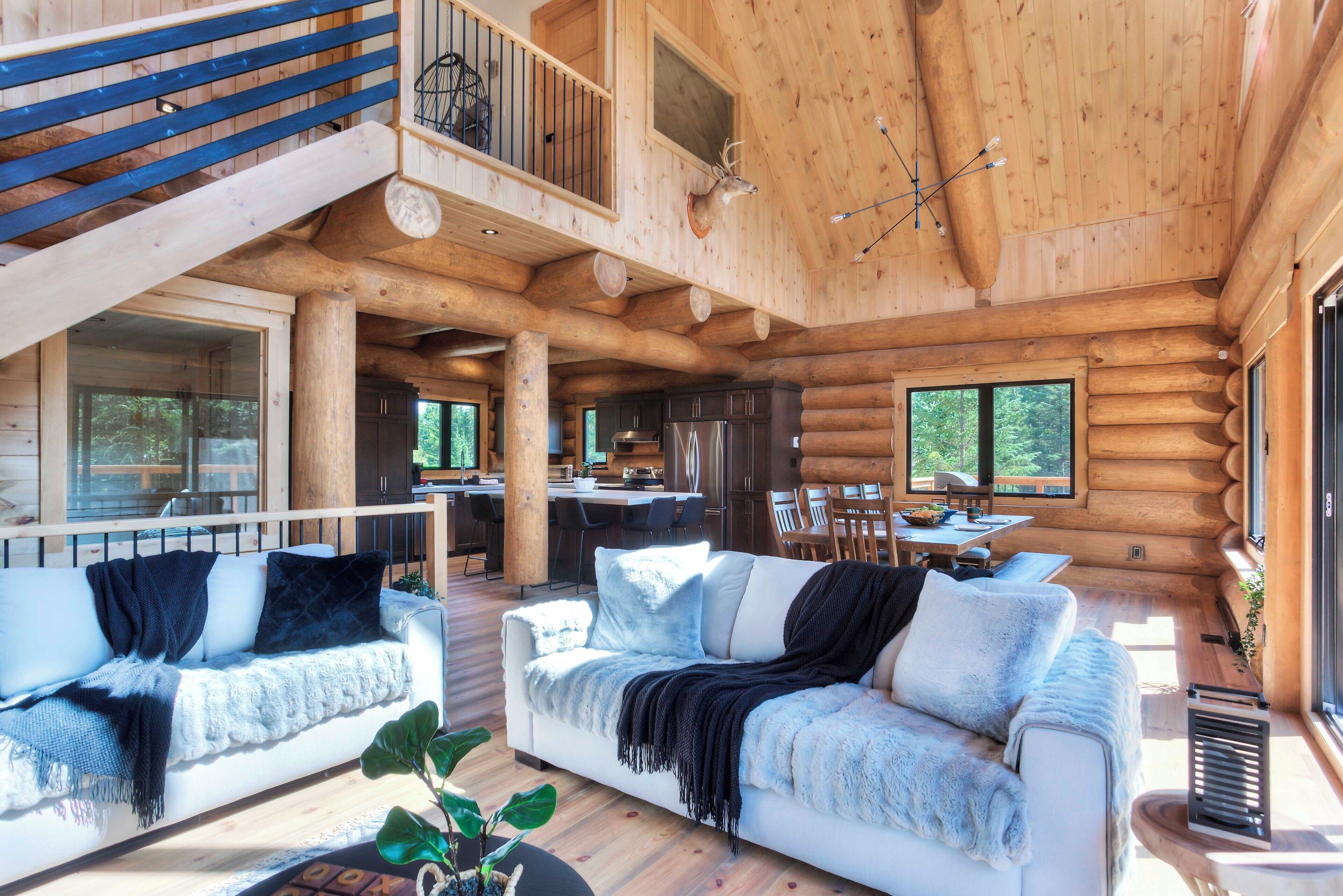 Smart TV, fireplace, video games