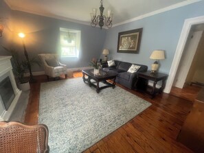 Apartment, 2 Bedrooms, Balcony, Garden View | Living area - 2Br Private Victorian Apartment in City Location on Half Acre Sleeps 5 (Poughkeepsie)