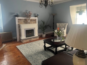 Apartment, 2 Bedrooms, Balcony, Garden View | Living area - 2Br Private Victorian Apartment in City Location on Half Acre Sleeps 5 (Poughkeepsie)