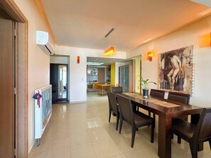 Apartment, 2 Bedrooms, Balcony, Ocean View | Dining - Central Beach Apartment (Rethymno)