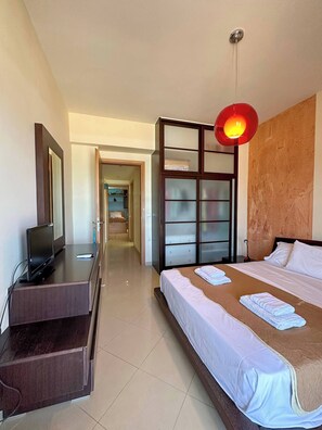 Apartment, 2 Schlafzimmer, Balkon, Meerblick | 2 Schlafzimmer