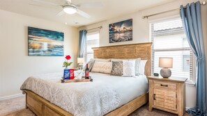 7 habitaciones, escritorio y tabla de planchar con plancha 