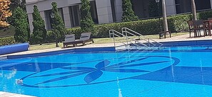 Indoor pool, outdoor pool